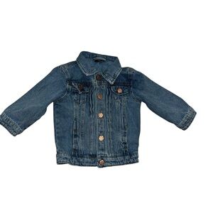 Little Bipsy Kids Denim Jean Jacket with Copper Buttons baby toddler 12m - 18m